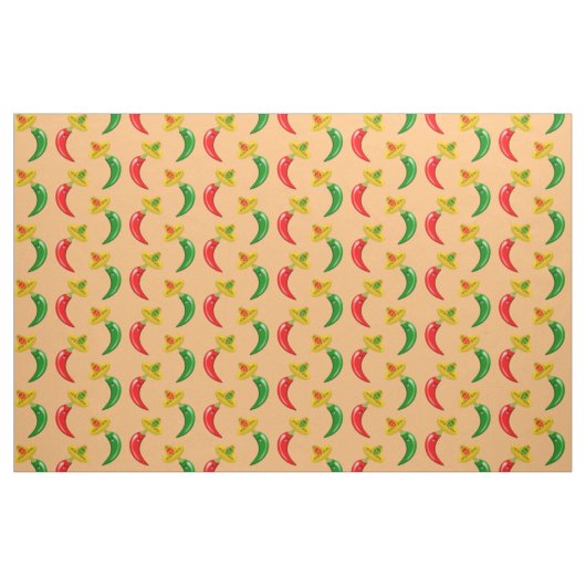 Dag van de Dode Mexicaanse Chilis Stof (Fat Quarter)