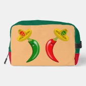 Dag van de Dode Mexicaanse Chilis Toilettasje (Achterkant)