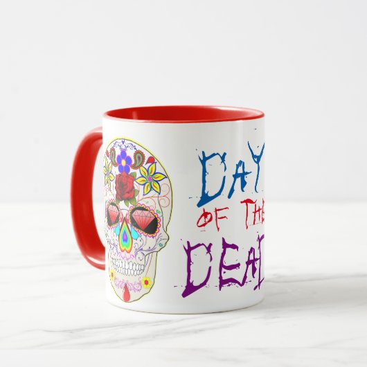 Dag van de dode Mok (Voorkant links)