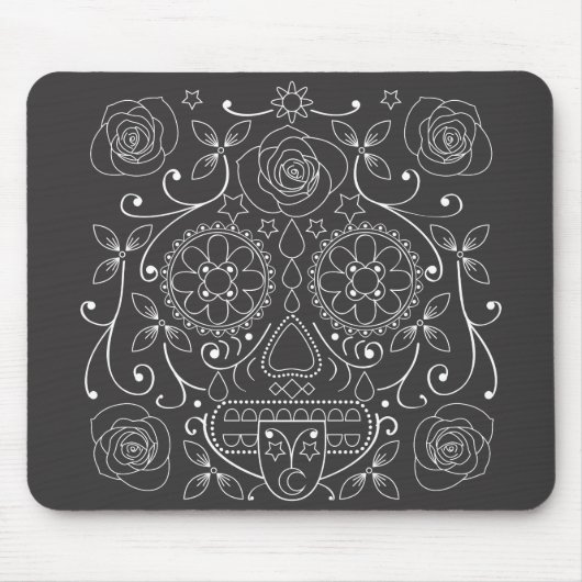 Dag van de dode Mousepad Muismat (Voorkant)