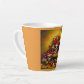 Dag van de Dode Offrendas 1 Latte Mok (Linkerhoek)