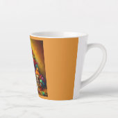 Dag van de Dode Offrendas 1 Latte Mok (Rechts)