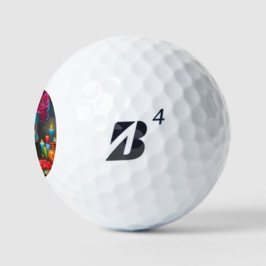 Dag van de Dode Offrendas (4) Golfballen (Logo)