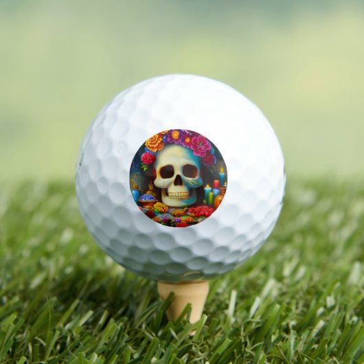 Dag van de Dode Offrendas (4) Golfballen (Insitu Shirt)