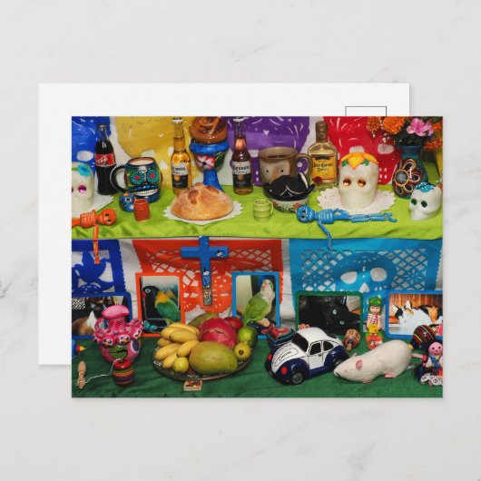 Dag van de Dode Ofrenda Briefkaart (Voorkant / Achterkant)
