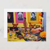 Dag van de Dode Ofrenda Display Briefkaart (Voorkant / Achterkant)