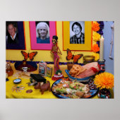 Dag van de Dode Ofrenda Display Poster (Voorkant)