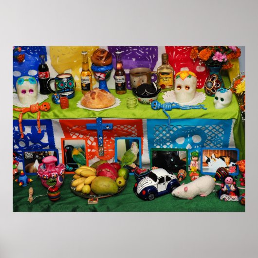 Dag van de Dode Ofrenda Poster (Voorkant)