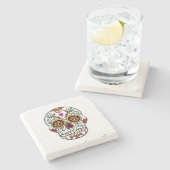 Dag van de dode Onderzetter van de schedel (Zijkant)