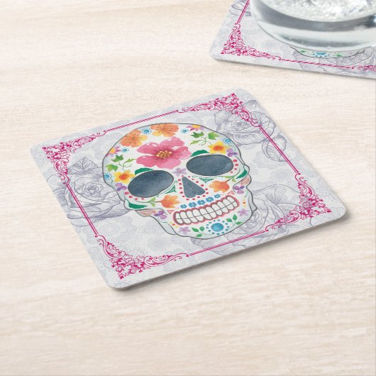 Dag van de Dode Onderzetters van de Schedel van de (Schuin)