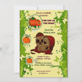 Dag van de Dode Paren Halloween Spooky Party Kaart (Voorkant)