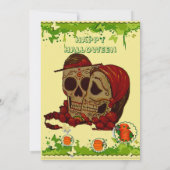 Dag van de Dode Paren Halloween Spooky Party Kaart (Achterkant)