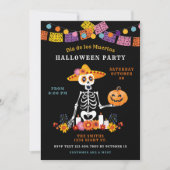 Dag van de dode partij Halloween Kaart (Voorkant)