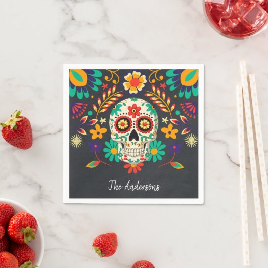 Dag van de dode partij Halloween Servet (Insitu)