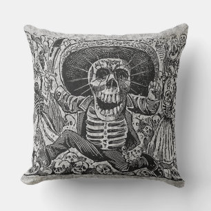 Dag van de Dode Pillow - José Guadalupe Posada Kussen