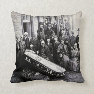 Dag van de dode piloot - Calaveras Familiefinum Kussen
