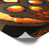 Dag van de dode pompoen poster (Hoek)