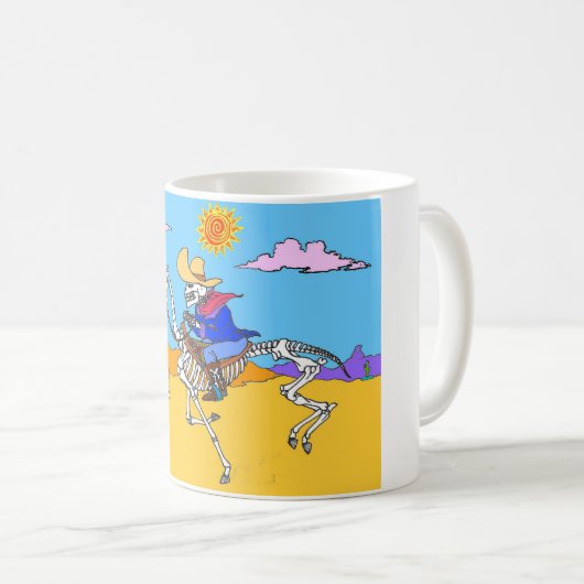 Dag van de dode Pony Express Mok (Voorkant rechts)