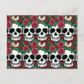 Dag van de Dode Post Kaart - Halloween (Voorkant)
