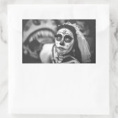 DAG VAN DE DODE RECTANGLE STICKER HALLOWEEN (Tas)