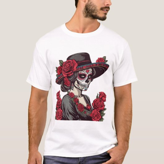 Dag van de Dode Roos Queen T-shirt (Voorkant)