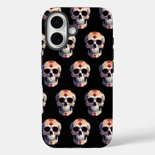 Dag van de dode schedel 2 Case-Mate iPhone case (Achterkant)