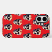 Dag van de dode schedel 2 Case-Mate iPhone case (Achterkant (horizontaal))