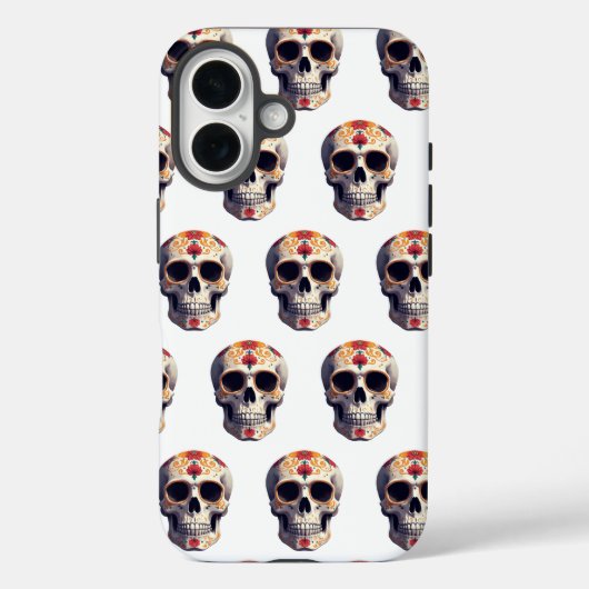 Dag van de dode schedel 2 Case-Mate iPhone case (Achterkant)