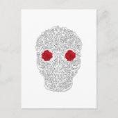 Dag van de dode schedel briefkaart (Voorkant)
