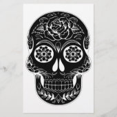 Dag van de dode schedel briefpapier (Voorkant)