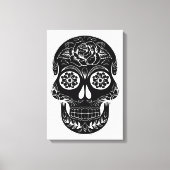 Dag van de dode schedel canvas afdruk (Voorkant)