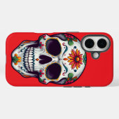 Dag van de dode schedel Case-Mate iPhone case (Achterkant (horizontaal))