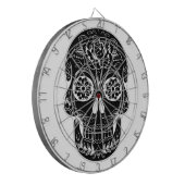 Dag van de dode schedel dartbord (Voorkant Links)
