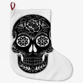 Dag van de dode schedel grote kerstsok (Voorkant)