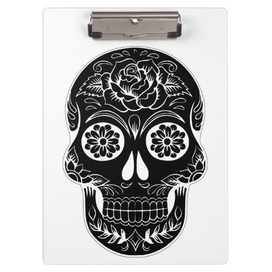 Dag van de dode schedel klembord (Voorkant)