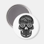 Dag van de dode schedel magneet (Voorkant / Achterkant)