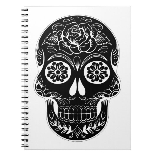 Dag van de dode schedel notitieboek (Voorkant)