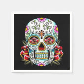 Dag van de dode schedel servetten (Voorkant)