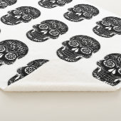 Dag van de dode schedel sherpa deken (3/4)