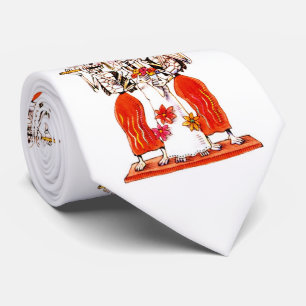 Dag van de Dode Schedel - Skeleton Fiesta Stropdas