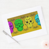 Dag van de Dode Schedel Stickers (Envelop)