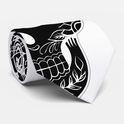 Dag van de dode schedel Stropdas door storeman (Opgerold)