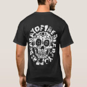Dag van de dode schedel t-shirt (Achterkant)