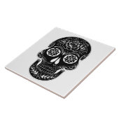 Dag van de dode schedel tegeltje (Zijkant)