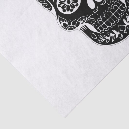 Dag van de dode schedel tissuepapier (Detail)