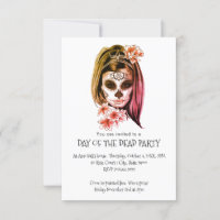 Dag van de dode schilderde Catrina Face