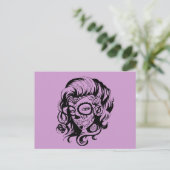 Dag van de dode schoonheid briefkaart (Staand voorkant)