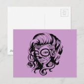 Dag van de dode schoonheid briefkaart (Voorkant / Achterkant)