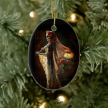 Dag van de Dode Skelet Gothic Esthetische Kerst