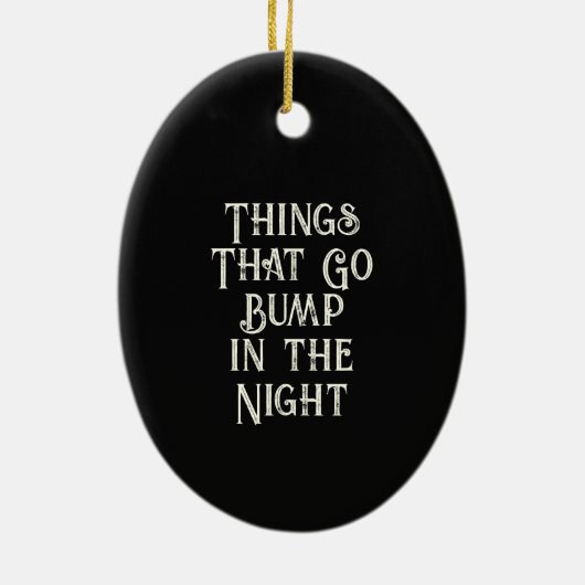 Dag van de Dode Skelet Gothic Esthetische Kerst Keramisch Ornament (Achterkant)